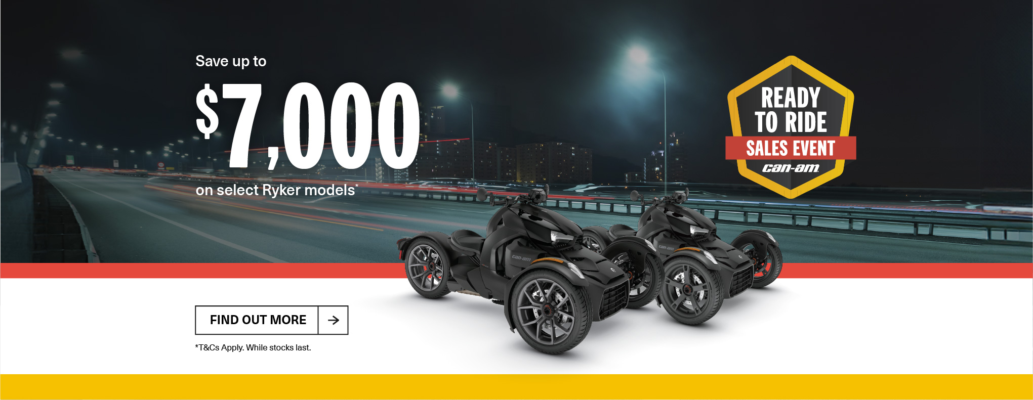 AU Can-Am On-Road - Q3 Retail Program 2025 Ryker