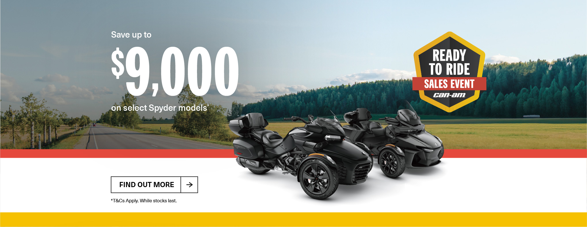 AU Can-Am On-Road - Q3 Retail Program 2025 Spyder