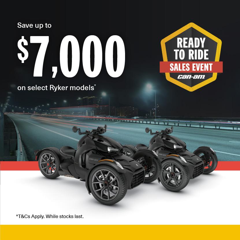 AU Can-Am On-Road - Q3 Retail Program 2025 Ryker