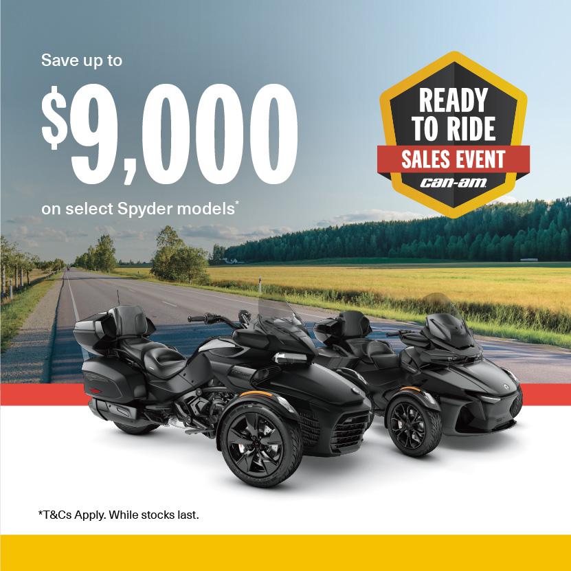 AU Can-Am On-Road - Q3  Retail Program 2025 Spyder